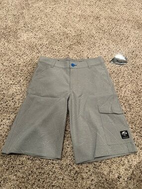 Gray boys Cargo Board Shorts - vans